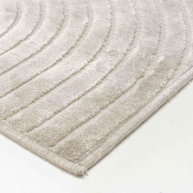 Covor de sufragerie ANKARA, bej, model frunze