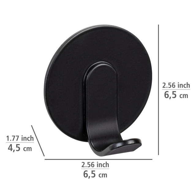 Carlig unic pentru prosoape BIVIO, instalare fara gaurire