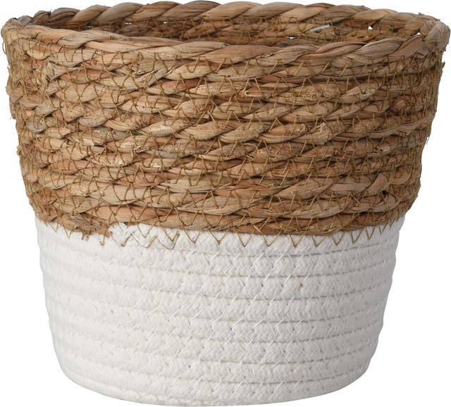 Coșuri de depozitare din rattan, 3 buc