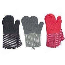 Mănuși de cuptor din silicon - 2 bucăți în set, accesorii de copt