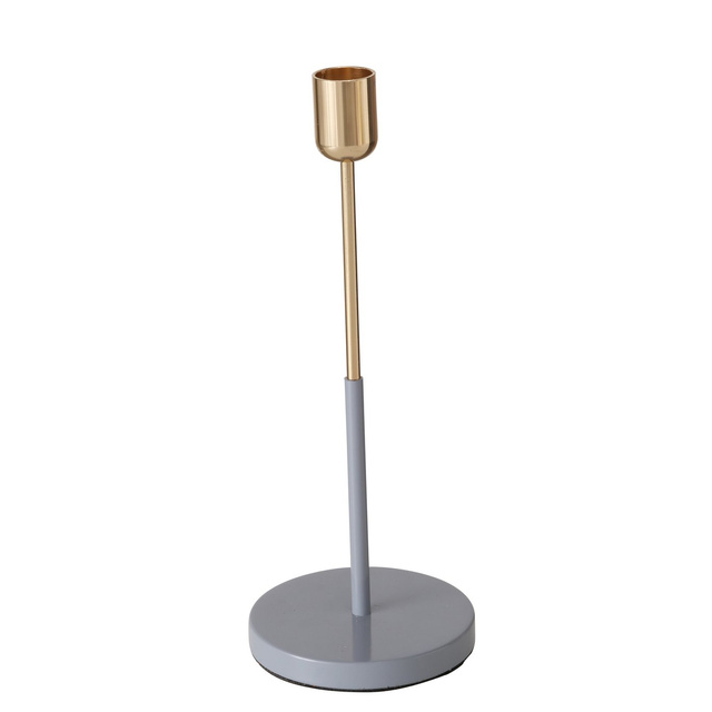 Set 2 suporturi metalice pentru lumanare Telmo