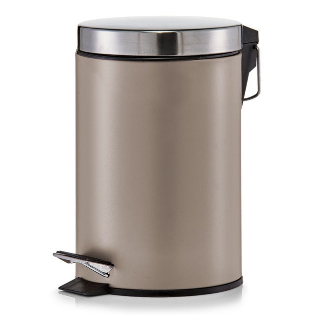 Coș de baie, recipient pentru gunoi - 3 l, ZELLER, maro închis