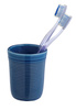 Suport periuta de dinti SADA, ceramica, bleumarin, Ø 8 cm, Wenko