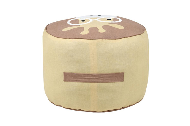Puf pentru copii COQUIN zebra, Ø 40 cm