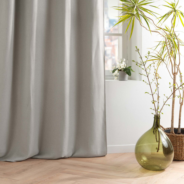 Perdea opaca BLACKE cu inele, 135 x 240 cm