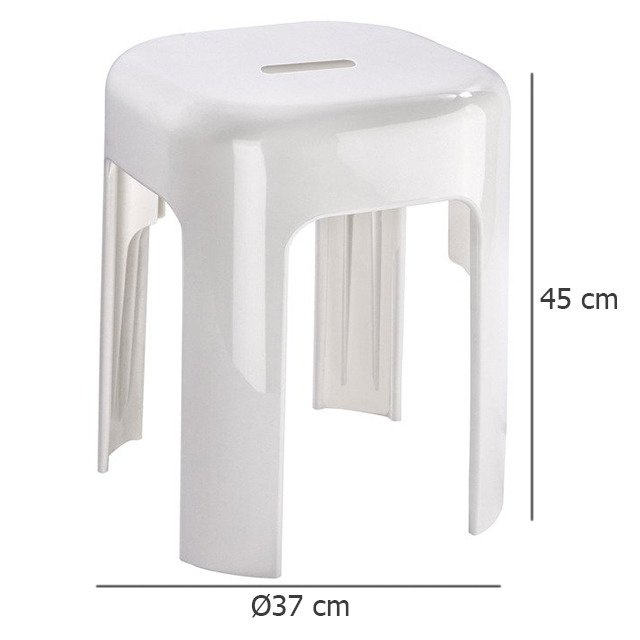 Scaun de duș, scaun de baie din plastic, ALASKA WENKO