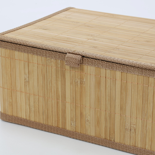 Set de coșuri închise în trei dimensiuni TILVA, maro deschis