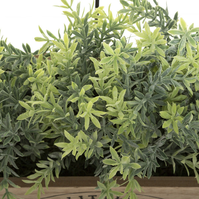 Plante artificiale într-o cutie cu mâner, 43 x 24 cm