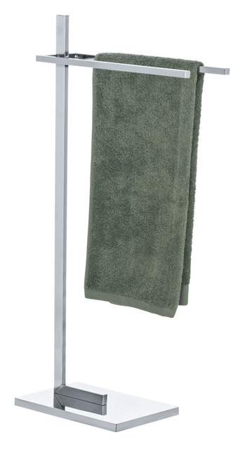 Suport de prosoape pentru baie QUADRO - cu 2 brațe, WENKO