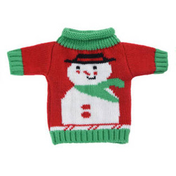 Husa pentru sticla de vin XMAS, 26 cm