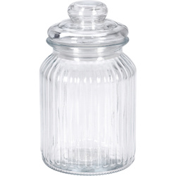 Borcan cu nervuri cu capac etanș, 750 ml