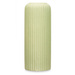 Vaza ceramica cu striatii, verde, inaltime 40 cm