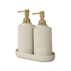 Set de dozatoare cu tavă HEIDI, 2 x 550 ml