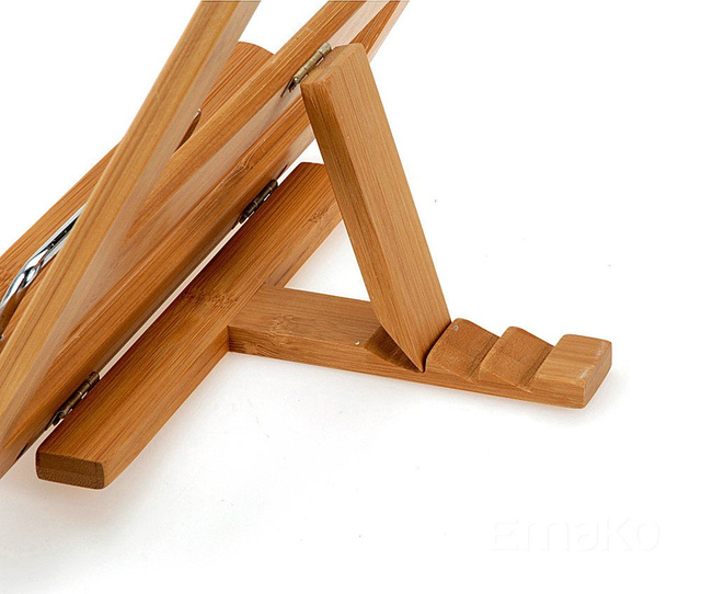 Suport pentru cartea de bucate din bambus