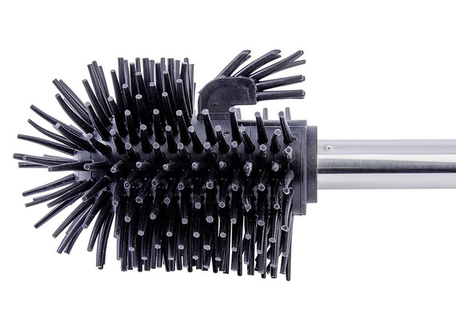 Perie de toaletă auto-curățată din silicon ⌀ 7,5 cm, WENKO