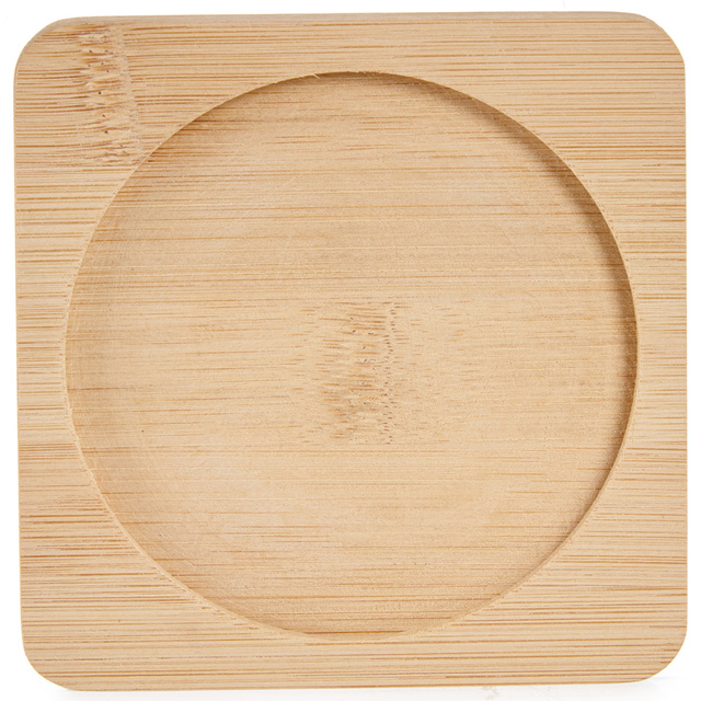 Vas de copt din ceramică pe suport de bambus