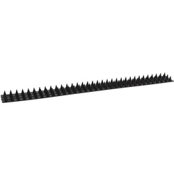 Banda cu tepi pentru pasari, 10 bucati, neagra