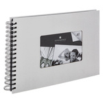 Album pentru 160 de fotografii, pe spirală, alb, 32 x 22 cm