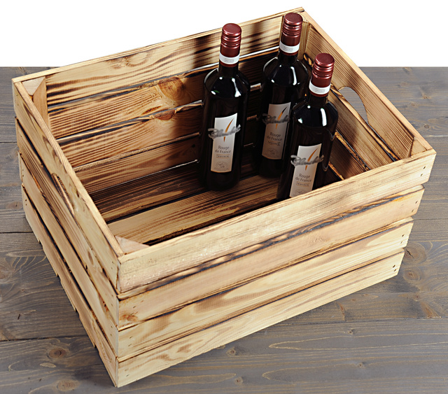 Cutie decorativa din lemn, recipient de pin, 47 x 36 cm, Kesper