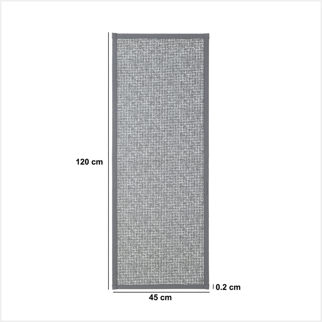 Covor împletit lung pentru hol, 120 × 45 cm