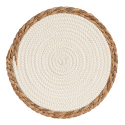 Individual de masa împletit cu din iarba de mare