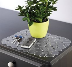 Mata de protecție universală pentru chiuvetă Stones 31x26 cm, WENKO, transparentă