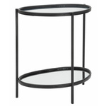 Masuta cu blaturi oglinda, 58 x 53 x 37 cm