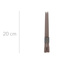 Lumanare decorativa TAPER, 20 cm, 2 bucati