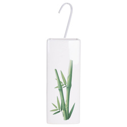 Umidificator pentru calorifer, Ceramica, Alb cu motiv bambus, WENKO