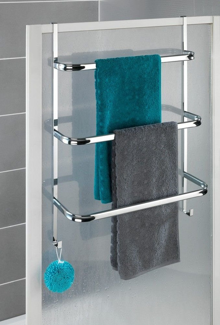 Cuier de ușă cromat pentru prosoape, IRPINIA, Wenko