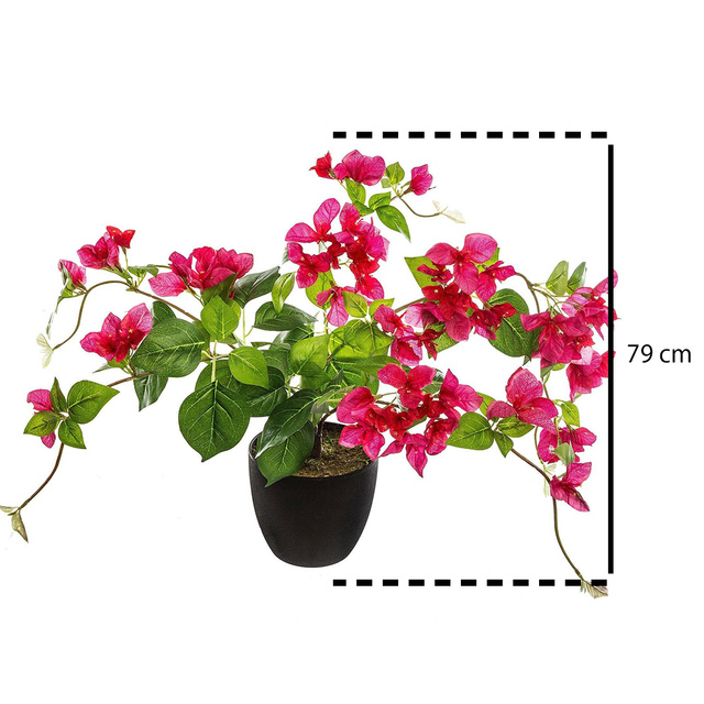 Flori artificiale în ghiveci BUGENWILLA, 76 cm