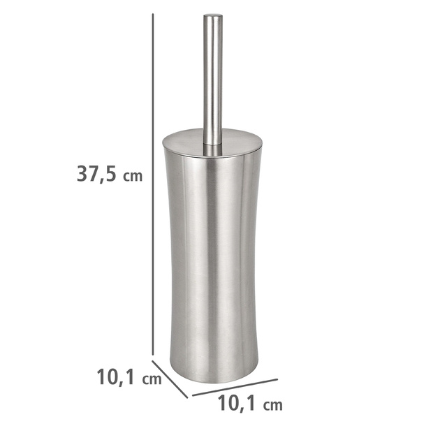 Recipient pentru perie PIENO + perie WC, oțel inoxidabil, WENKO