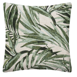 Față de pernă Jacquard 40 x 40 cm cu motiv tropical
