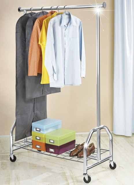 Suport pentru haine PROFI CHROME - dulap pe roți, WENKO