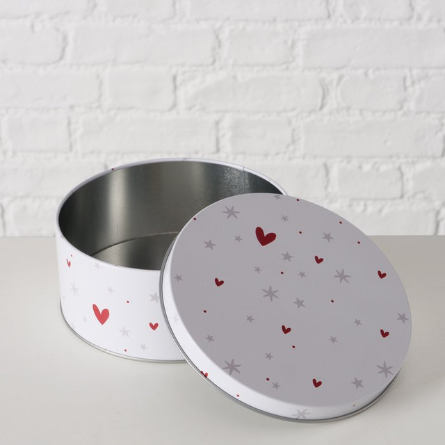 Set de trei cutii de depozitare ANELLA, Ø 14-20 cm