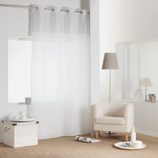 Perdea fereastră cu inele MINNIE, 140 x 240 cm