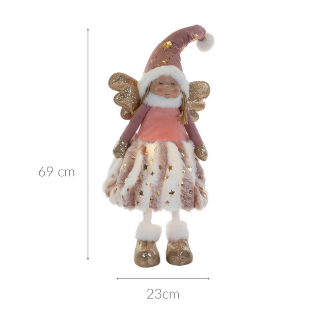 Figurina îngera cu iluminare LED, 69 cm