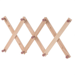 Umeraș pentru haine pentru copii, din lemn de pin, 60 cm