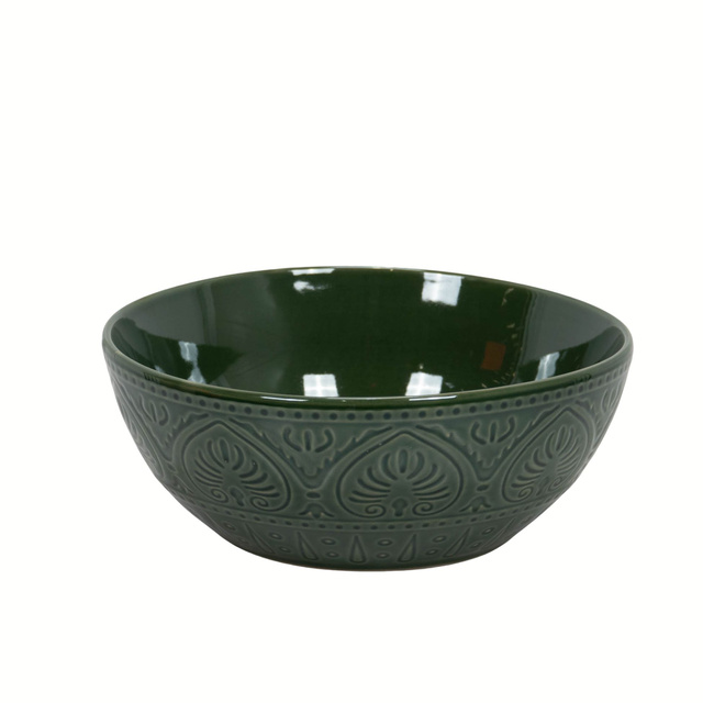 Vas din ceramică cu model canelat, 1900 ml