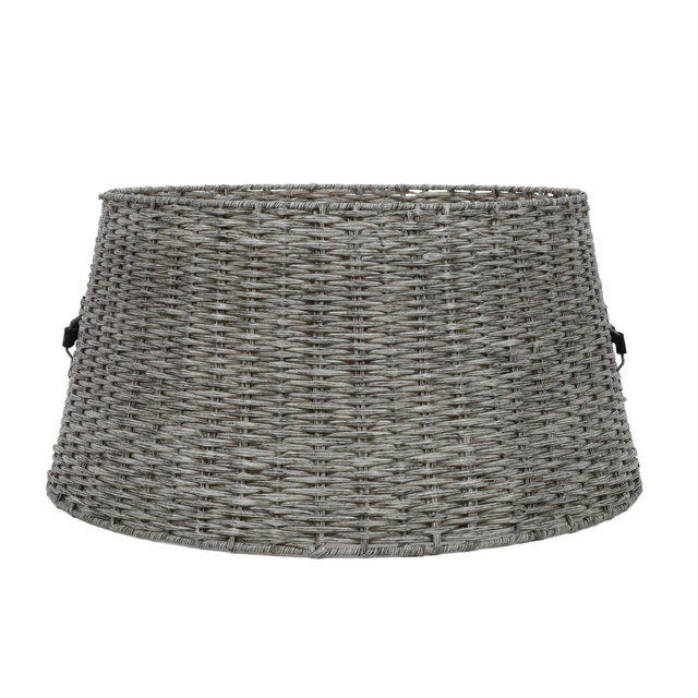 Husă pentru suportul de brad, 50 x 25 cm, imitație de ratan