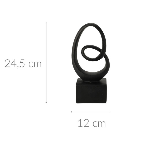 Figurină decorativă Abstraction 1, înălțime 24.5 cm