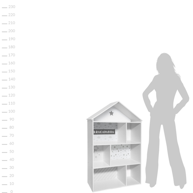 Raft pentru jucării, 7 compartimente