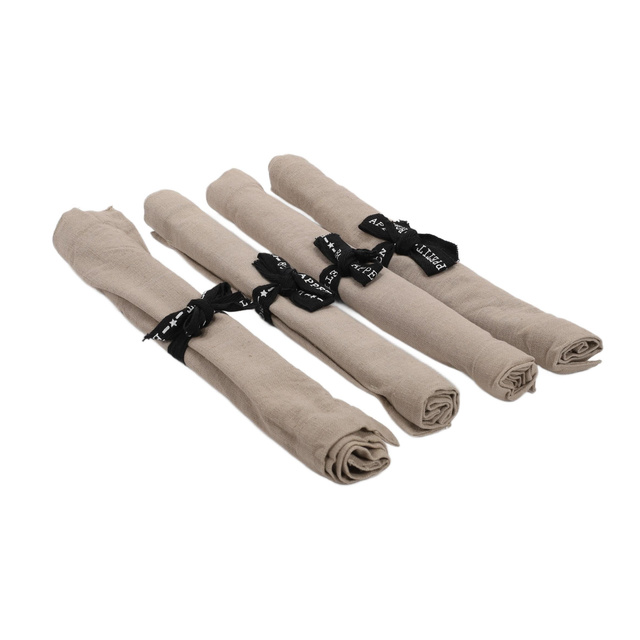 Set de suporturi pentru farfurii din bumbac, 4 bucati, 48 x 33 cm