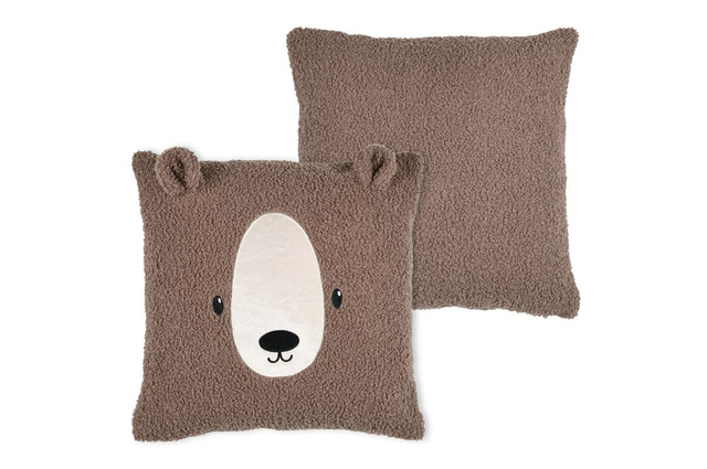 Perna pentru copii cu urechi ursuleț GABIN, 40 x 40 cm