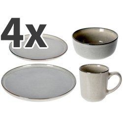 Set vesela MANHATTAN pentru 4 persoane