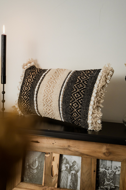 Perna decorativa cu firm metalic MIRAGE, 30 x 50 cm