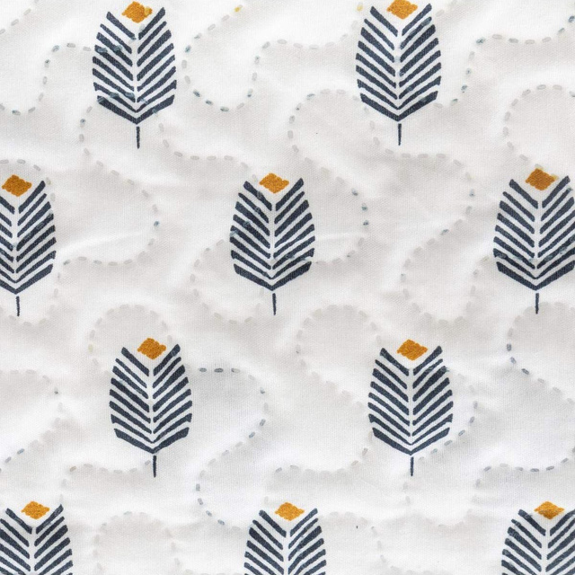 Cuvertură de pat cu două fețe cu motiv etnic, 240 x 220 cm