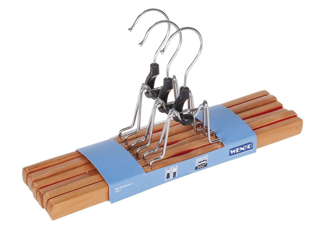 Suport pentru pantaloni - 3 bucăți în set, WENKO