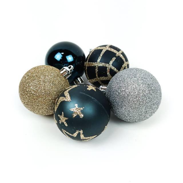 Set globulete din plastic, Ø 5 cm, 15 buc.