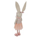 Figurina decorativa de iepure cu picioare extensibile, 85 cm